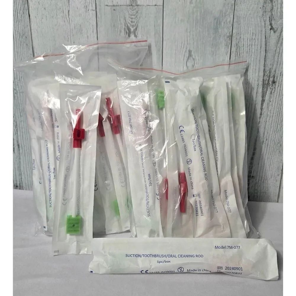 Medical Dental Oral Care Swabs Suction Toothbrush Cleaning Swabs